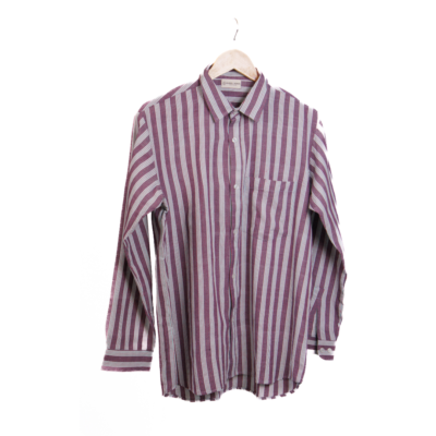 Mens Shirt Checked in Light Purple