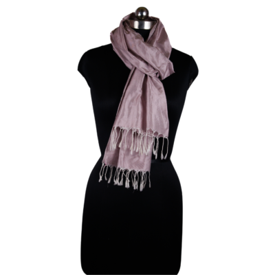 Silk Stole Plain in Lavender