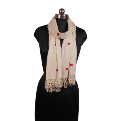 Eri Stoles Square Motifs in Red