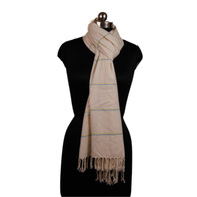 Eri Stoles Blue Striped in White